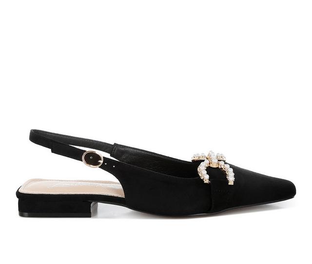 Women's London Rag Salova Flats in Black color