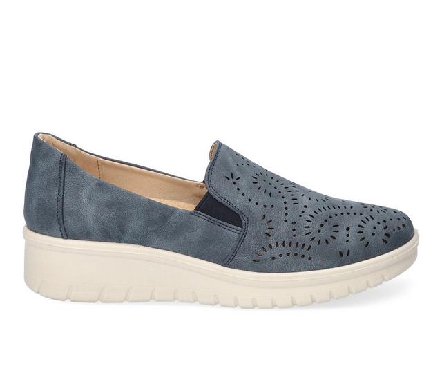 Women's Easy Street Ying Casual Shoes in Navy color