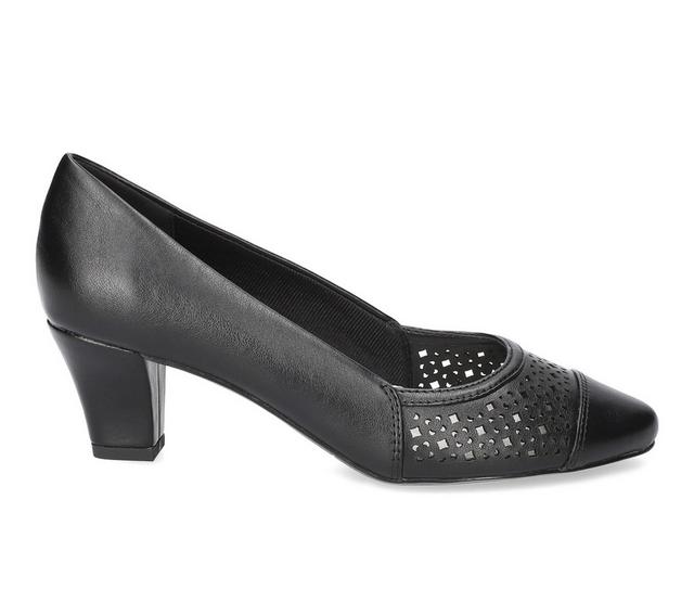 Women's Easy Street Neva Pumps in Black color