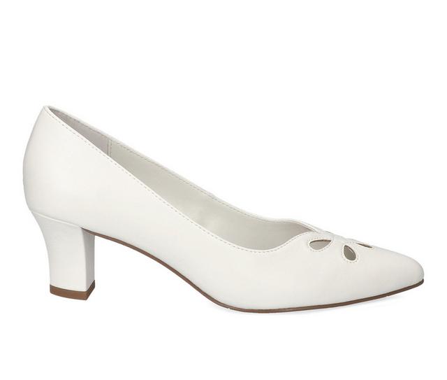 Women's Easy Street Pat Pumps in White color