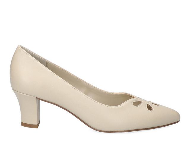 Women's Easy Street Pat Pumps in Bone color