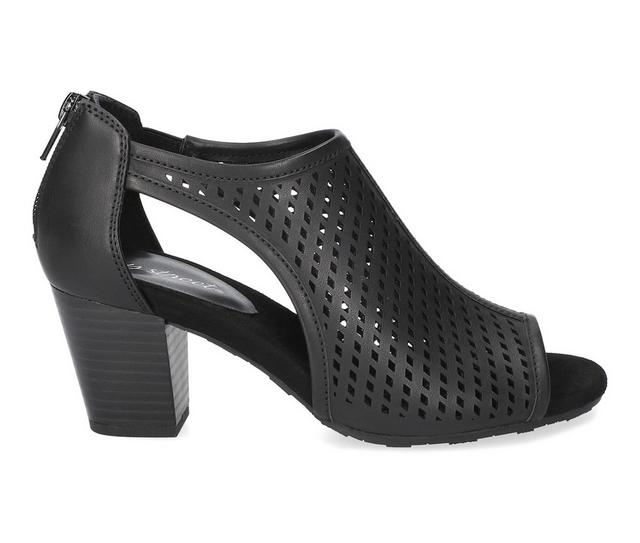 Women's Easy Street Amiri Dress Sandals in Black color