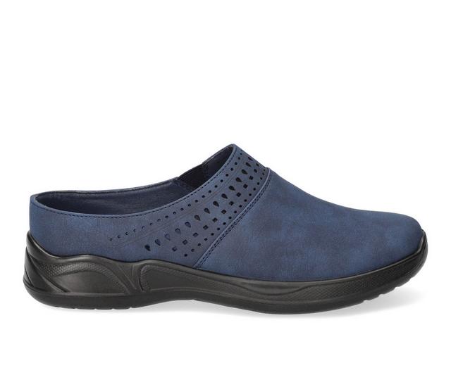 Women's Easy Street Patrice Mules in Navy color