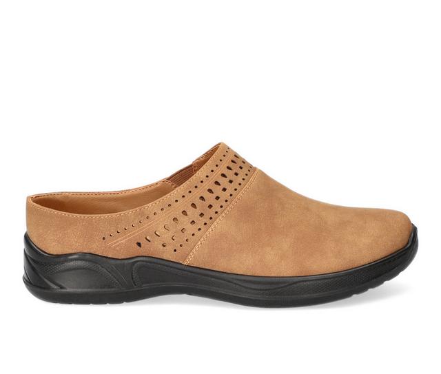 Women's Easy Street Patrice Mules in Tan color