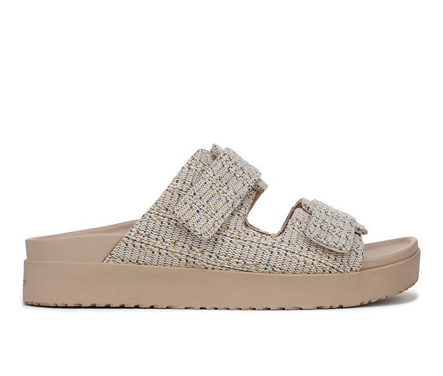 Women's Vionic Riviera Platform Sandals in Cream/Gold color