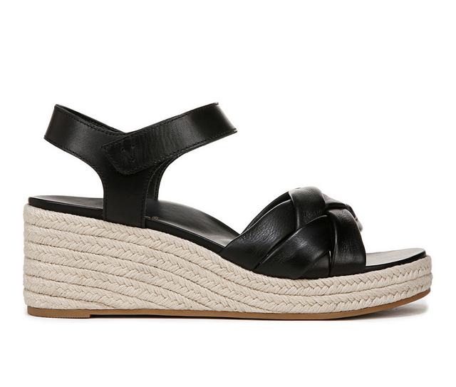 Women's Vionic Saratoga Wedge Sandals in Black color