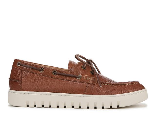 Women's Vionic Uptown Boat Boat Shoes in Tan color