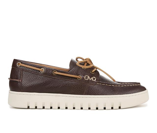 Women's Vionic Uptown Boat Boat Shoes in Chocolate color