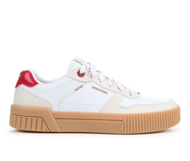 Women's Skechers Jade Keep It Casual 185391 Sneakers in White/Red color