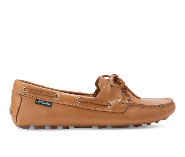 Women's Eastland Elana Boat Shoes in Tan color