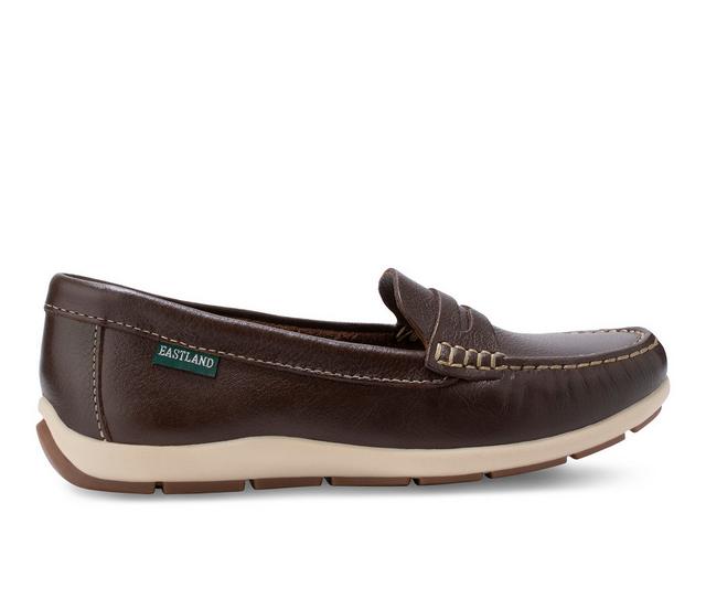 Women's Eastland Julie Boat Shoes in Brown color