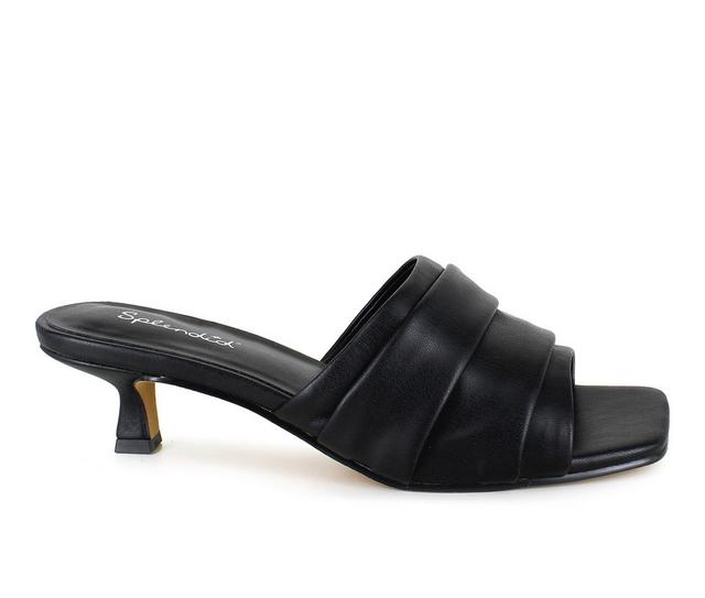 Women's Splendid Harvey Kitten Heels in Black color