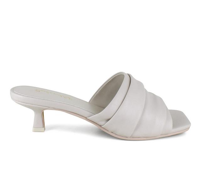 Women's Splendid Harvey Kitten Heels in White Sand color