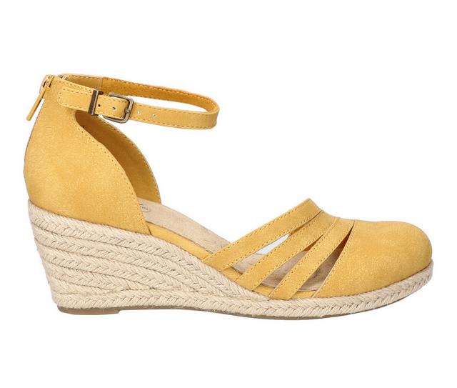 Women's Easy Street Daytona Wedges in Yellow color