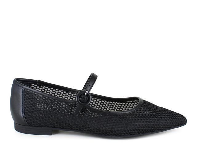 Women's Splendid Morgana Flats in Black Mesh color