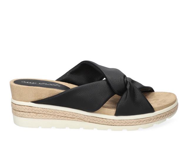 Women's Easy Street Ja Sandals in Black color