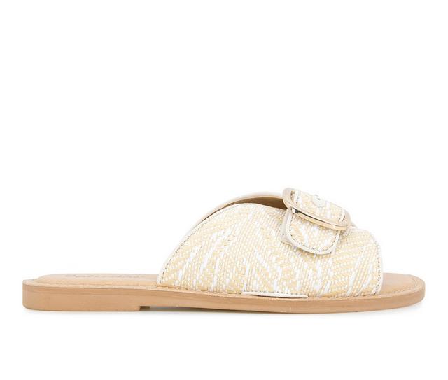 Women's Splendid Sandy Sandals in White Raffia color