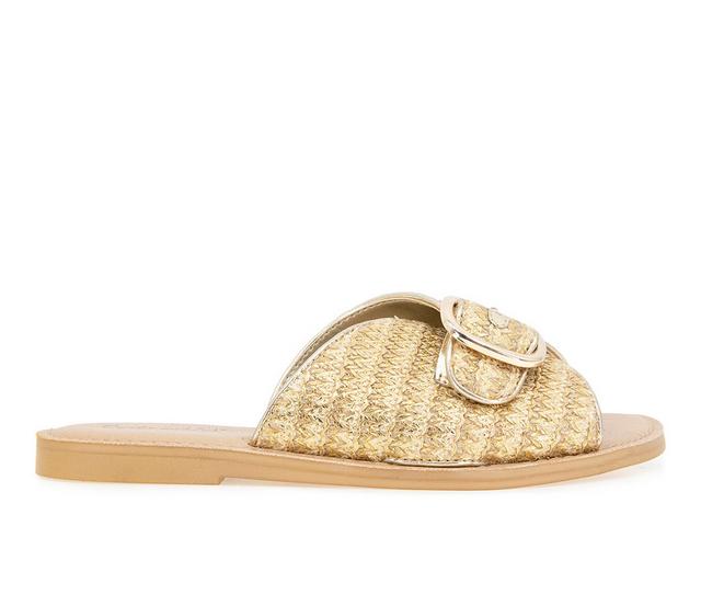 Women's Splendid Sandy Sandals in Light Gold color