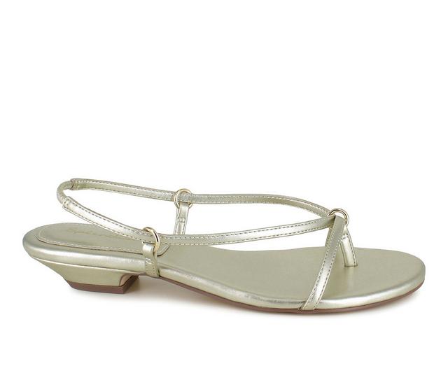 Women's Splendid Sofia Dress Sandals in Light Gold color