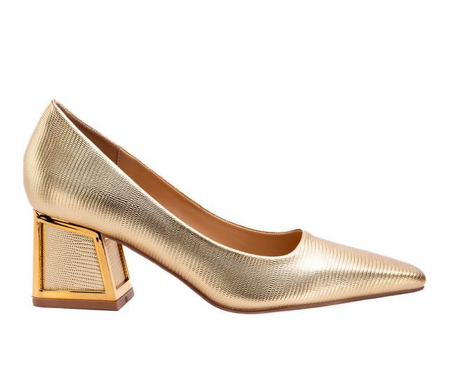 Women's Ninety Union Blink Pumps in Gold color