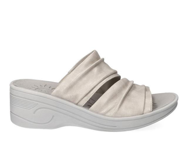 Women's Easy Street Seeker Wedges in Silver color