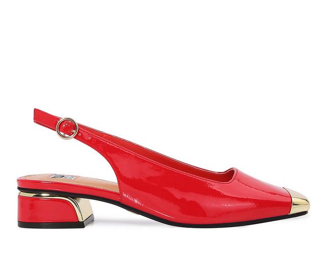 Women's Ninety Union Empress Block Heels in Red color