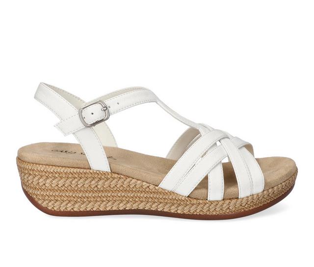 Women's Easy Street Lua Wedges in White color