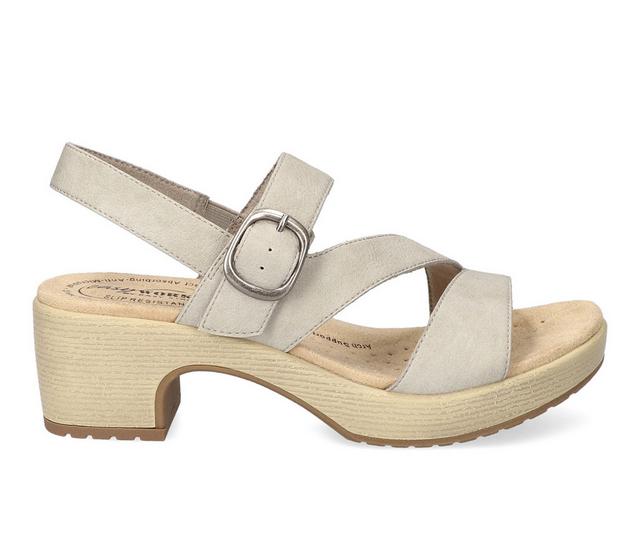 Women's Easy Works by Easy Street Marnina Slingback Sandals in Grey color