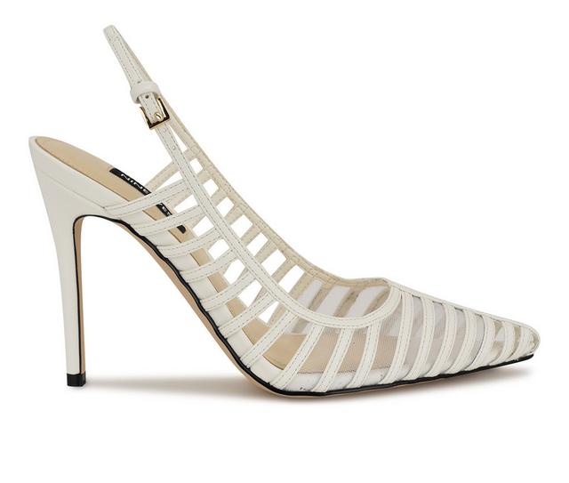 Women's Nine West Filane Pumps in White color