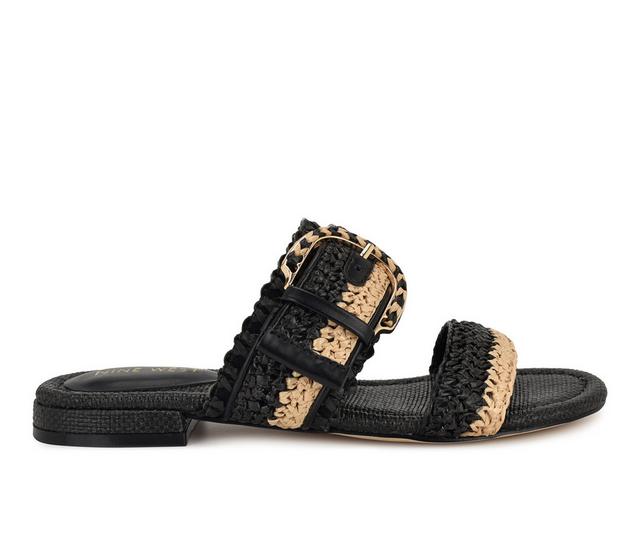 Women's Nine West Sameey Sandals in Black Multi color