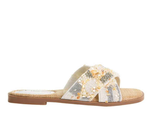 Women's CL By Laundry Long Beach Sandals in White color