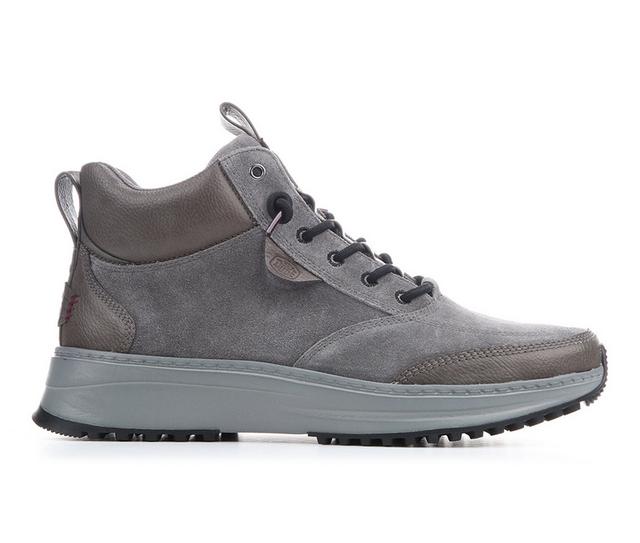 Men's HEYDUDE Tahoe Classic Mix Boots in Granite Grey color