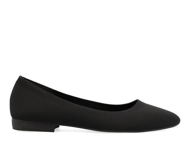 Women's Mia Amore Josey Flats in Black color