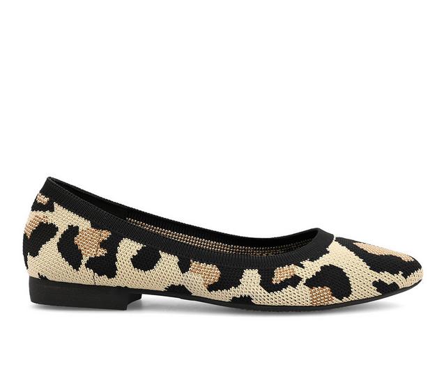 Women's Mia Amore Josey Flats in Leopard Print color