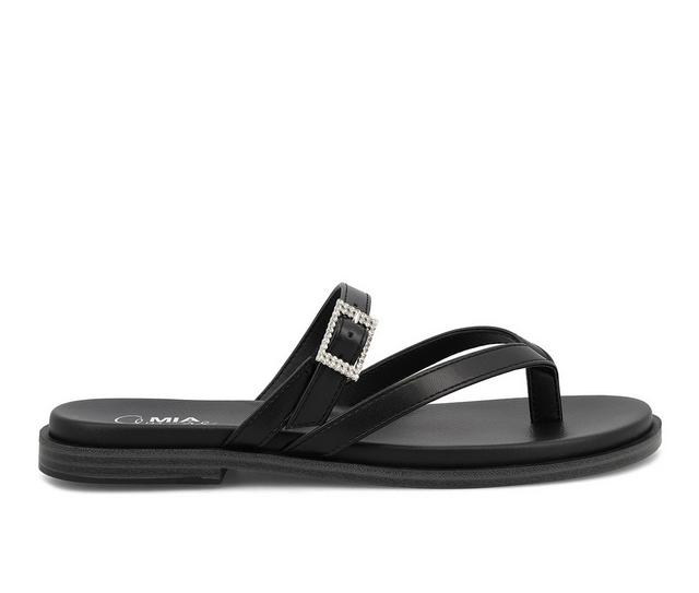 Women's Mia Amore Carrole Sandals in Black color