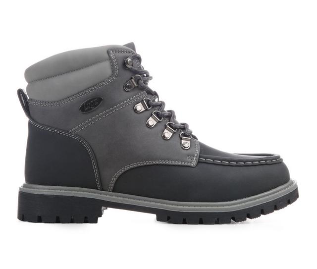 Men's Lugz Meramec Boots in Charcoal/Black color
