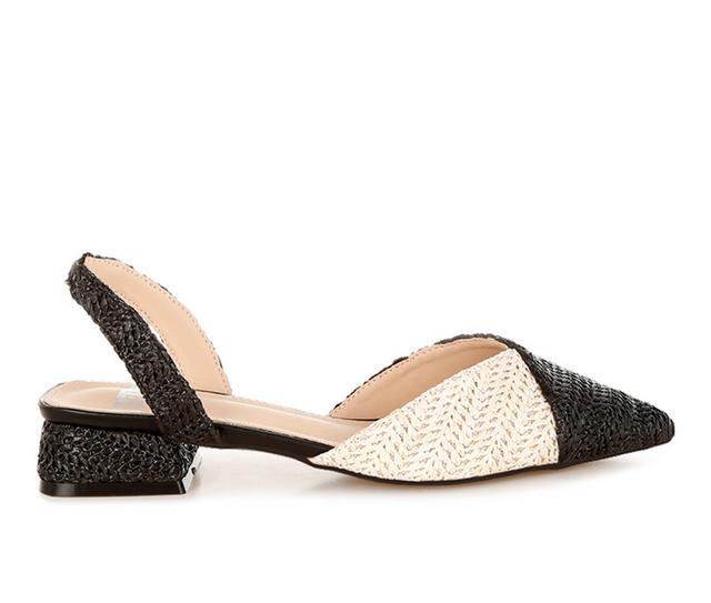 Women's Rag & Co Kinjay Block Heels in Black color