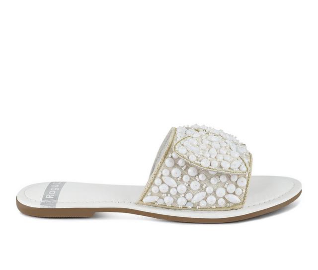 Women's Rag & Co Pipa Sandals in White color