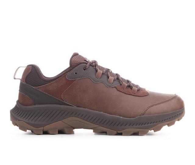 Men's Merrell Speed Strike Leather Hiking Shoes in Mole color