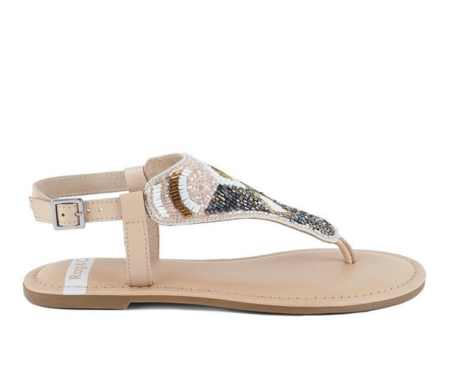 Women's Rag & Co Chitra Sandals in Beige color