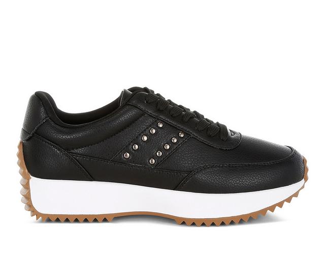 Women's Rag & Co Opazie Platform Sneakers in Black color