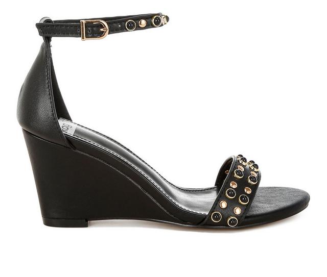 Women's Rag & Co Nidara Dress Sandals in Black color