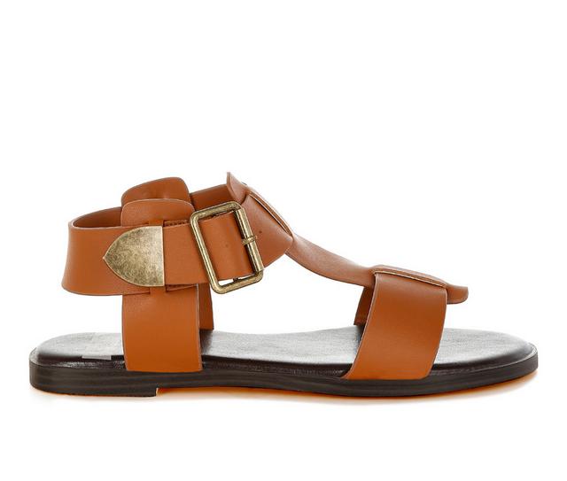 Women's Rag & Co Shayla Sandals in Tan color