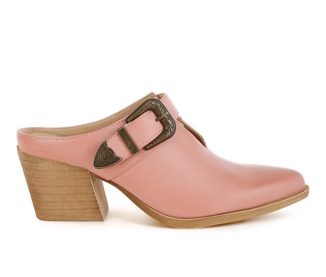 Women's Rag & Co Holler Block Heels in Pink color