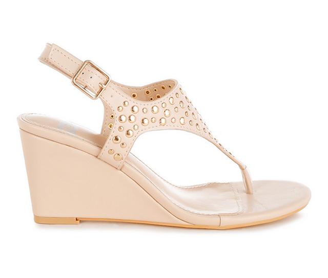 Women's Rag & Co Sappho Wedges in Beige color