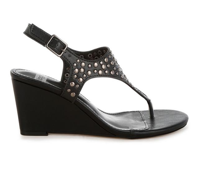 Women's Rag & Co Sappho Wedges in Black color