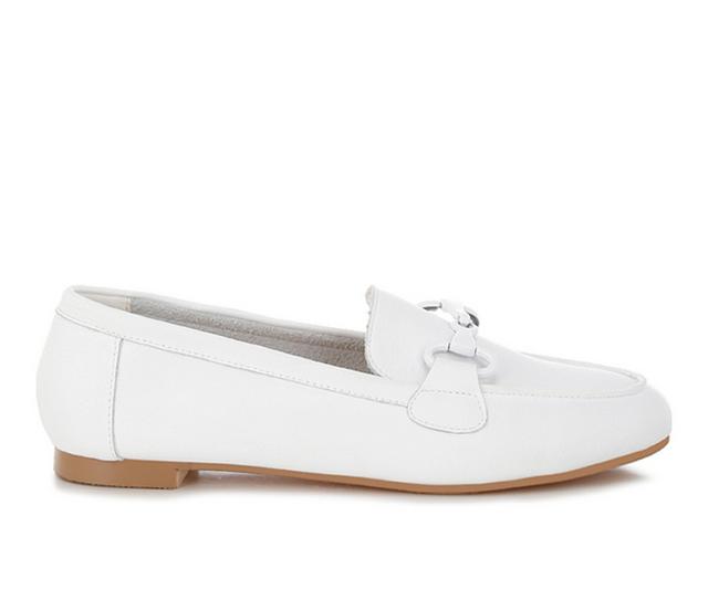 Women's Rag & Co Taranis Loafers in White color