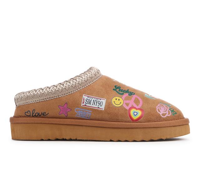 Girls' Steve Madden Little Kid & Big Kid JJordye Slippers in Cognac Multi color