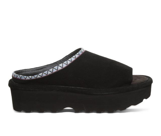 Women's Bearpaw Navigate Platform Clogs in Black color