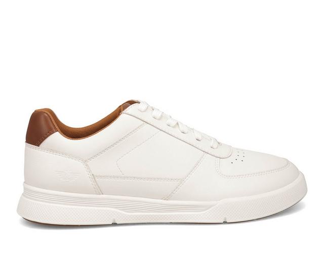 Men's Dockers Brad Dress Shoes in White/Dark Tan color